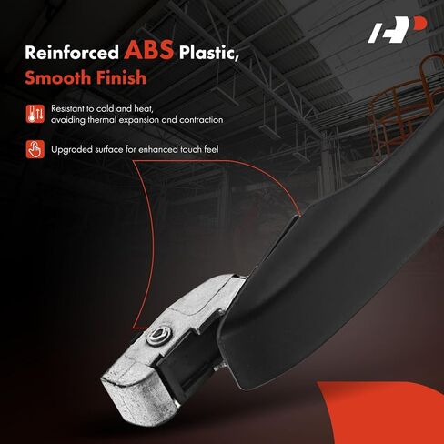 A-Premium Rear Right Passenger Side Exterior Door Handle Compatible with Honda CR-V CRV 2002 2003 2004 2005 2006, Smooth Black, Replace# 72640-S9A-003 in Saudi Arabia