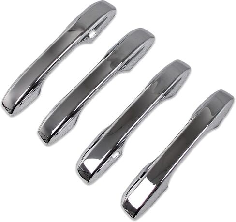 Overlays Chrome 4 Door Handle Cover Compatible with Honda 2022-2024 Civic / 2023 2024 CR-V / 2023-2024 Accord with 2 Smart Keyhole in Kuwait