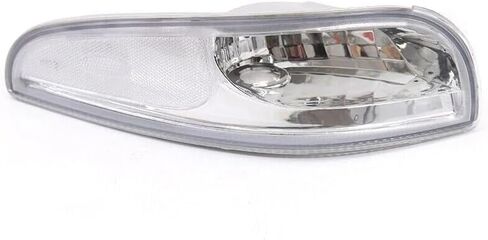 JX RACING Front Bumper Corner Turning Lamps Compatible with 1997-2004 Chevy Corvette C5 Front Signal Turn Light Chrome Left Driver & Right Passenger Side Pair (Clear) in Saudi Arabia