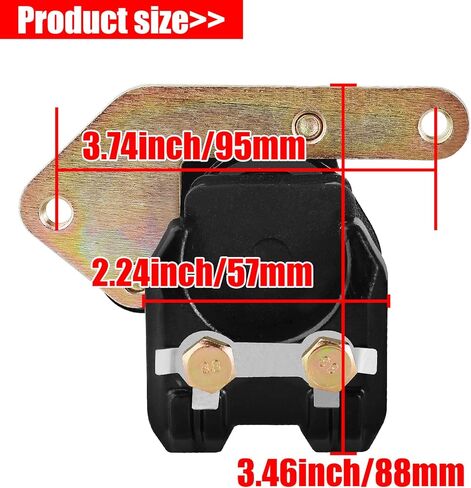 YFM350 Rear Brake Caliper Compatible with Yamaha Warrior 350 Wolverine Banshee YFZ350 Blaster YFS200 Raptor 125 250 660R YFM125 YFM250 YFM660 YFM660R Suzuki Quadsport Quadrunner 230 LT230 ATV in Saudi Arabia