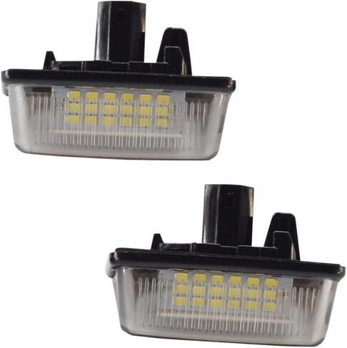 Hacreyatu 2 قطعة لوحة رقم الترخيص LED مصباح LED متوافق مع Toyota Corolla Crown Noah/Voxy Starlet Vios Previa OEM استبدال 81271-12503 in Saudi Arabia