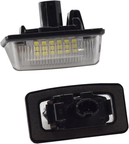 Hacreyatu 2 قطعة لوحة رقم الترخيص LED مصباح LED متوافق مع Toyota Corolla Crown Noah/Voxy Starlet Vios Previa OEM استبدال 81271-12503 in Saudi Arabia