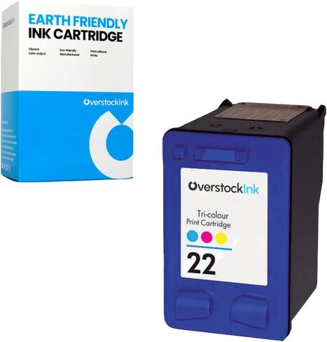21 and 22 Combo Pack Replacement Ink Cartridge for HP Printers (3 Black, 2 Color) in Saudi Arabia