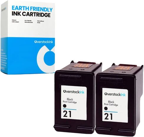 21 and 22 Combo Pack Replacement Ink Cartridge for HP Printers (3 Black, 2 Color) in Saudi Arabia
