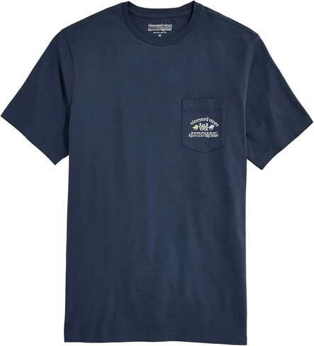Vineyard Vines Men's Kd26 Short Sleeve Whale Fill Pocket Tee in Saudi Arabia