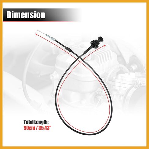 90 سنتيمتر كابل المكربن ​​ل بولاريس سبورتسمان 300 2008-2010 ل بولاريس سبورتسمان 335 400 450 500 استبدال in Kuwait