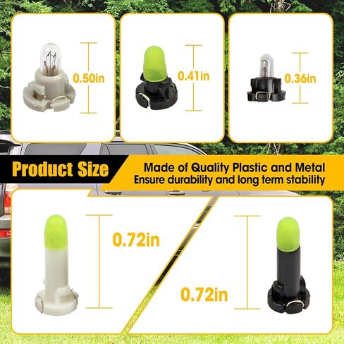 10Pcs Cooler Control Switch Bulb Replacement for Toyota 4Runner 2003-2009 Replace 90010-09015 90010-09016 90010-09017 90010-09018 90010-09019 in Kuwait