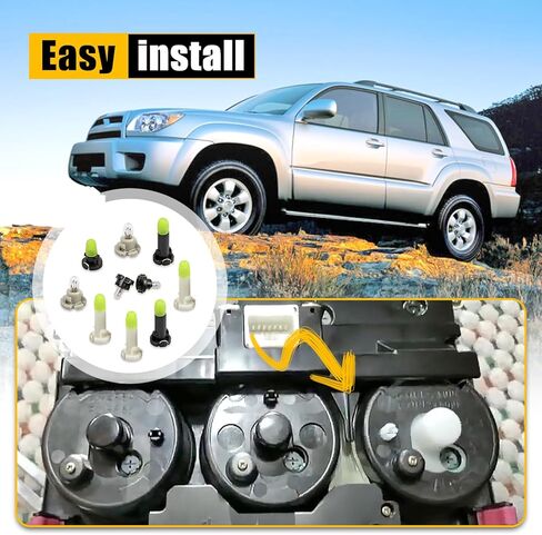 10Pcs Cooler Control Switch Bulb Replacement for Toyota 4Runner 2003-2009 Replace 90010-09015 90010-09016 90010-09017 90010-09018 90010-09019 in Kuwait