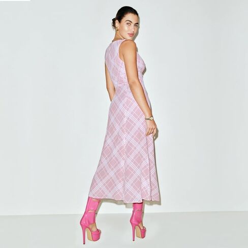 Only maker Women's Gladiator Knee High Stilettos Heels Sandals,Platform Peep Toe Back Zipper Shoes in Saudi Arabia