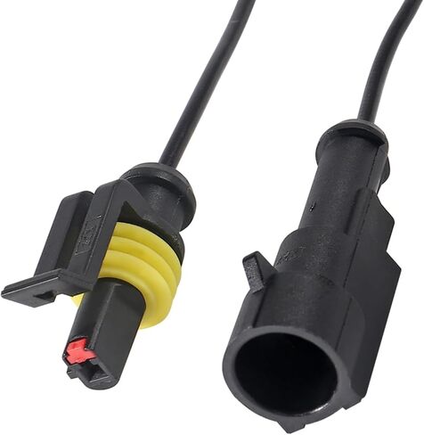 10 Kit 1 Pin Connector,Way Car Waterproof Electrical Connector,1 pin Plug Auto Electrical Wire Connectors with Wire 16 AWG Marine for Car, Truck, Boat, and Other Wire Connections in Saudi Arabia