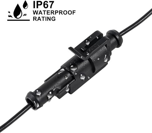 10 Kit 1 Pin Connector,Way Car Waterproof Electrical Connector,1 pin Plug Auto Electrical Wire Connectors with Wire 16 AWG Marine for Car, Truck, Boat, and Other Wire Connections in Saudi Arabia