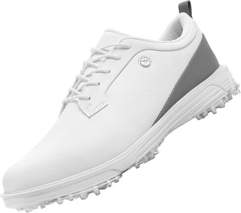 Men's Waterproof Golf Shoes–Spikeless Non-Slip Athletic Golf Sneakers with High-Traction Sole, Lightweight Professional Outdoor Walking Shoes in Saudi Arabia