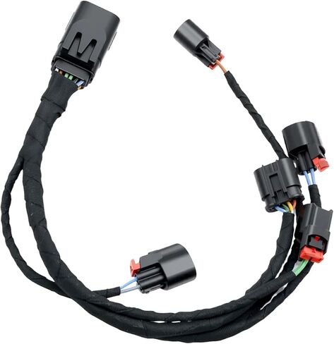 Fuel Injector Right Rail Wiring Harness Connector Compatible With Cadillac Chevrolet Chevy GMC 2014-2023 5.3L 6.0L 6.2L 6.6L V8 Engine Replace for 12707877 12623128 12656013 in Kuwait