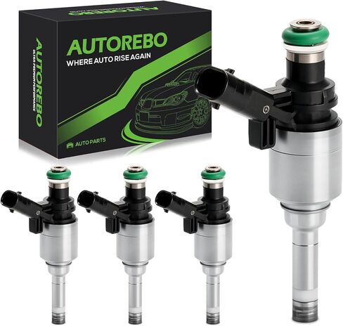 Fuel Injectors Set of 4 Compatible with Volkswagen VW CC Eos GTI Tiguan Golf Beetle Passat CC Jetta Audi A3 A4 A5 A6 Quattro Q5 TT # FJ1057 261500278 06H906036AB 06H906036E 855-12105 0261500278 in Kuwait