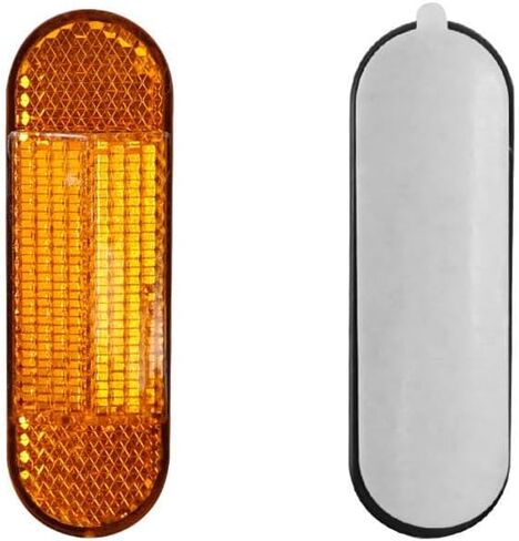 10Pcs Electric Scooter Wheel Cover Protect Shell Front Rear Safety Reflective Tube Night Reflector Accessories (Yellow) in Saudi Arabia