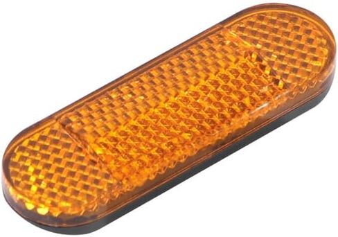 10Pcs Electric Scooter Wheel Cover Protect Shell Front Rear Safety Reflective Tube Night Reflector Accessories (Yellow) in Saudi Arabia