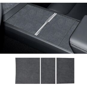 Suede Center Console Wrap Kit, Suede Center Console Protector Compatible with Tesla Model 3 Highland 2024-2025 & Tesla Model Y Juniper 2025, Interior Accessories in Kuwait