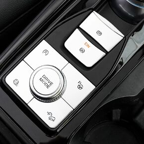 غطاء تزيين للأزرار لسيارة Ford Explorer ST Sport XLT - سبائك الألومنيوم، أزرار وحدة التحكم المركزية وغطاء إطار تزيين لوحة أزرار رفع النافذة لسيارة Ford Explorer (أحمر - مجموعة من 19) in Kuwait