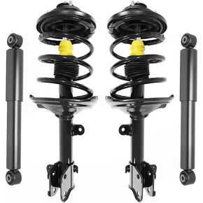 Front Complete Strut Assemblies & Rear Bare Shock Absorbers Fits 2003-2006 Acura MDX (Set of 4) in Kuwait
