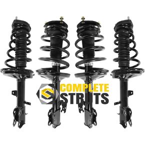COMPLETESTRUTS - Front & Rear Complete Strut Assemblies with Coil Springs Replacement for 2007 Lexus RX350 AWD - Set of 4 in Kuwait