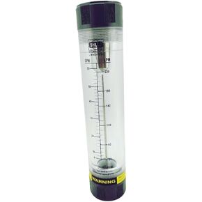 LZM-40G acrylic and stainless steel float Pipeline water liquid tube type flow meter 1-1/2"BSPT female thread fitting(6-60GPM 22-220LPM) in Kuwait