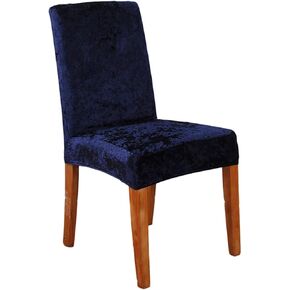 Dining Chair Covers Set 2 4 6 8 Velvet Plush Stretch Parson Chair Slipcovers Removable Washable Chair Covers Protector Home Banquet Hotel Party -Gold-2 PCS in Kuwait