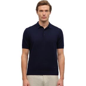 KVSS Men's Polo-Neck T-Shirts Short Sleeve Pima Cotton & Cashmere Polo Shirt for Men | Luxury from Inner Mongolia in Kuwait