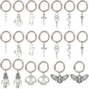 10~20Pcs Shoe Charms for Sneakers Boot Charms with Alloy Spring Gate Rings for DIY Decorating Socks Clothes Hats Shoes Bags in Kuwait