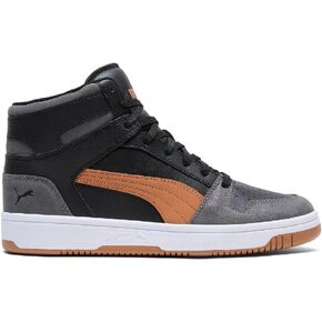 PUMA Men's Rebound Layup Sneaker, Dark Myrtle Black White, 10.5 in Saudi Arabia