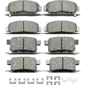 D787 D1336 8pcs Ceramic Front Rear Brake Pads With Clips Fit For 2009-2014 For Acura TSX,2008-2012 For Honda Accord in Kuwait