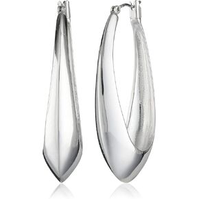 Robert Lee Morris "Soho Sculptural" Oval Hoop Earrings in Kuwait