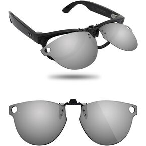 Polarized Clip-On Sunglasses Flip Up Anti-Glare Glasses for Ray-Ban Meta Skyler RW4010 & Gen 2 RW4014 52mm in Kuwait