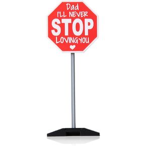 علامة طريق زينة عيد الحب من APLUSWER، مقاس 17.78 سم، أنا أحبك، هدية الذكرى السنوية، ديكور مكتب مضحك، ديكور عيد الحب للمنزل، المكتب، غرفة النوم، رف صينية متدرج - لن أتوقف أبدًا عن حبك in Kuwait