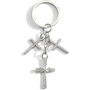 Crystal Cross Keychain,Sparkling Rhinestone Keychain for Women,Cross Gift for Birthday Christmas Valentine in Kuwait
