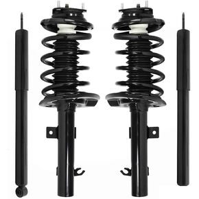 COMPLETESTRUTS - Front Complete Strut Assemblies with Coil Springs and Rear Shock Absorbers Replacement for 2006-2011 Ford Focus - Set of 4 in Kuwait