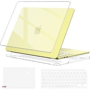 حافظة AKIT لجهاز MacBook Neo 13 بوصة 2026 موديل A3404، غطاء صلب كريستالي واقٍ مضاد للخدش متوافق مع جهاز MacBook Neo الجديد 13 بوصة + 2 غطاء لوحة مفاتيح + واقي شاشة، شفاف in Kuwait