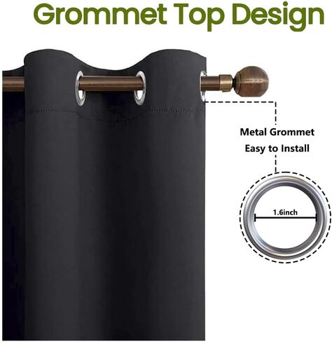 Eucalyptus Leaf Blackout Curtains Abstract Green Watercolor Sage Vine Leaves Botanical Insulated Thermal Drapes for Living Room Bedroom Darkening Curtain 42x63 Inch,2 Panels in Kuwait