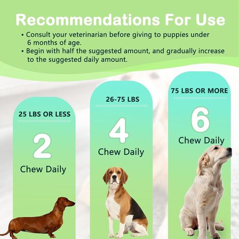 Hemp Calming Chews for Dogs Anxiety Relief Dog Calming Chews Natural Ingredients Dog Calming Aid with Separation, Barking and Sleeping, Promote Relaxation, Reduce Stress in Kuwait