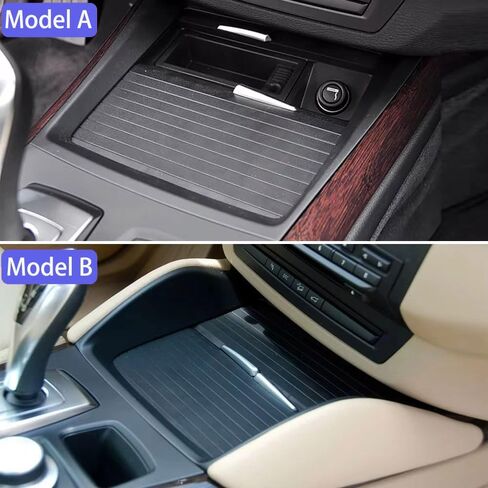 متوافق مع BMW X5 E70/X6 E71، إطار غطاء حامل الأكواب لوحدة التحكم الأمامية ووحدة التحكم المركزية الدوارة العمياء لوحة زخرفية بديلة 51166956756 (الطراز A) in Kuwait