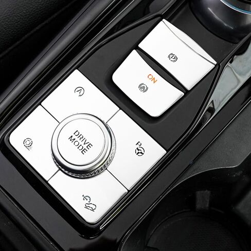 غطاء تزيين للأزرار لسيارة Ford Explorer ST Sport XLT - سبائك الألومنيوم، أزرار وحدة التحكم المركزية وغطاء إطار تزيين لوحة أزرار رفع النافذة لسيارة Ford Explorer (أحمر - مجموعة من 19) in Kuwait