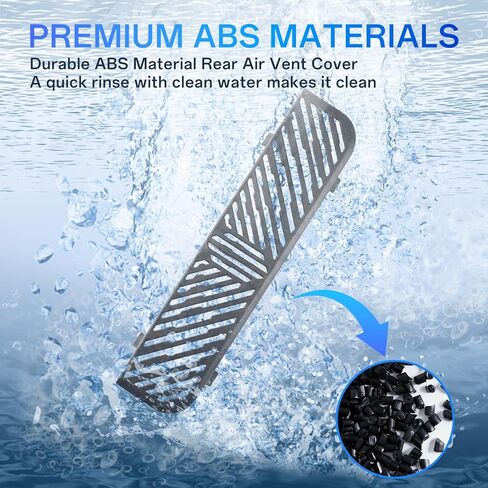 غطاء فتحة تهوية خلفية لوحدة التحكم المركزية لطراز Tesla Y/3 2025 2026 Juniper/Highland، وحدة التحكم المركزية الخلفية لتكييف الهواء وأغطية فتحات تهوية التيار المتردد ملحقات غطاء الشبكة المقاومة للغبار، أسود شفاف in Kuwait