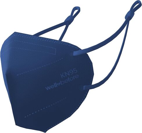 Well Before KN95 Disposable Face Mask | Individually Wrapped Mask with Adjustable Ear Loop - 10 Pack. in Saudi Arabia