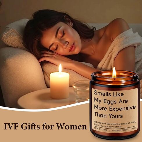 شمعة ميراكو، هدايا التلقيح الاصطناعي للنساء، التلقيح الاصطناعي يجب أن يكون لها، يوم النقل، العقم، أفكار دعم الخصوبة، Vday مضحك، استرجاع البيض، نقل الأجنة، محاولة تصور هدية لصديق أمي الجديدة لتكون in Kuwait