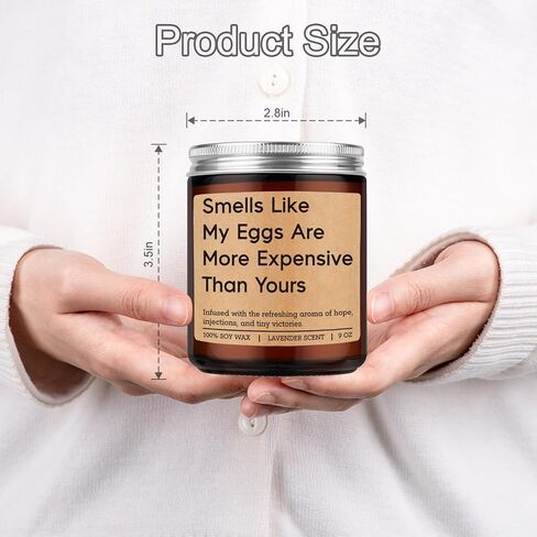 شمعة ميراكو، هدايا التلقيح الاصطناعي للنساء، التلقيح الاصطناعي يجب أن يكون لها، يوم النقل، العقم، أفكار دعم الخصوبة، Vday مضحك، استرجاع البيض، نقل الأجنة، محاولة تصور هدية لصديق أمي الجديدة لتكون in Kuwait