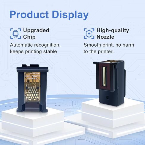 مجموعة خرطوشة حبر myCartridge SUPRINT 64XL بديلة لحبر HP 64 64XL خرطوشة حبر سوداء وملونة تعمل مع Envy Photo 7855 7155 7858 7800 6255 حبر طابعة Tango hp 64 in Kuwait