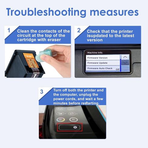 مجموعة خرطوشة حبر myCartridge SUPRINT 64XL بديلة لحبر HP 64 64XL خرطوشة حبر سوداء وملونة تعمل مع Envy Photo 7855 7155 7858 7800 6255 حبر طابعة Tango hp 64 in Kuwait