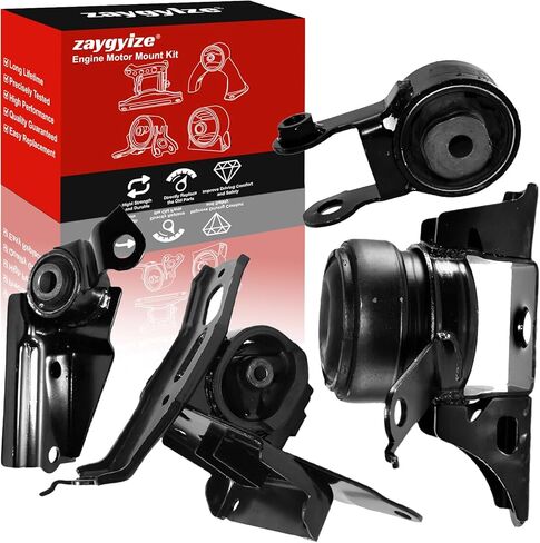 4Pcs Engine Motor & Transmission Mount Kit Compatible with Toyota Yaris 2006-2011 & 2015-2017 1.5L, Replace# A4254 A62087 A62044 A4237 in Kuwait