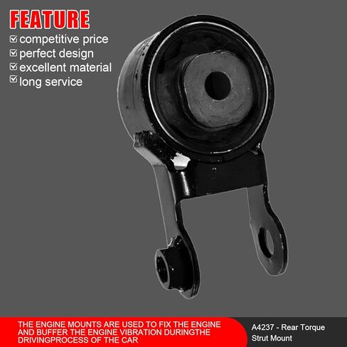 4Pcs Engine Motor & Transmission Mount Kit Compatible with Toyota Yaris 2006-2011 & 2015-2017 1.5L, Replace# A4254 A62087 A62044 A4237 in Kuwait