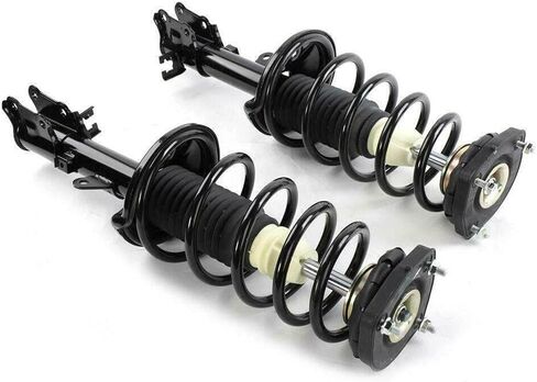 زوج خلفي كامل من الدعامات مجموعة نوابض لولبية متوافقة مع 2000 2001 2002 2003 2004 2005 2006 Hyundai Elantra ممتص الصدمات 171406 171407 in Kuwait