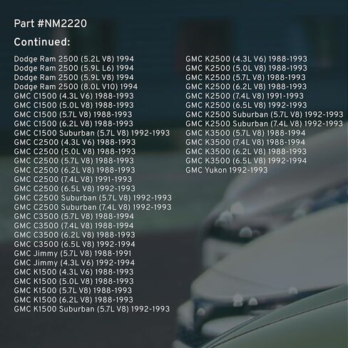 QUALITY-BUILT Premium Brake Master Cylinder with Reservoir NM2220 - Compatible with 1988-1994 Chevrolet/Dodge/GMC (Blazer,C1500,C1500 Suburban,C2500,C2500 Suburban,C3500,Jimmy,K1500,K1500 Suburban) in Kuwait
